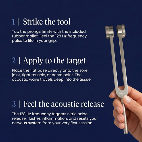 Clariso 128 Hz Acoustic Relief Tool