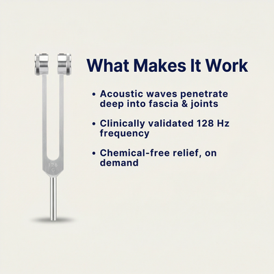 Clariso 128 Hz Acoustic Relief Tool