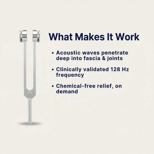 Clariso 128 Hz Acoustic Relief Tool